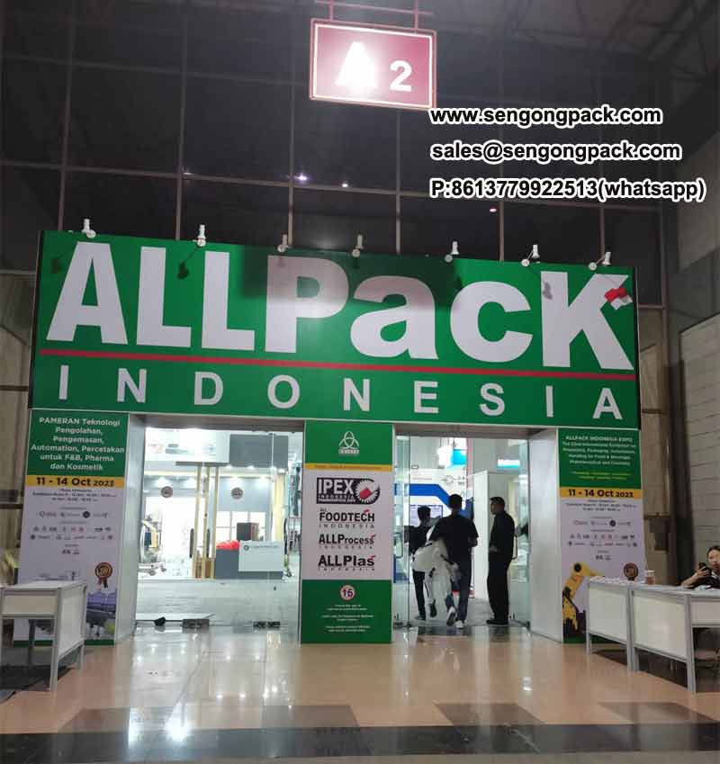 Senong  machine on   ALLPACK INDONESIA EXPO 2023