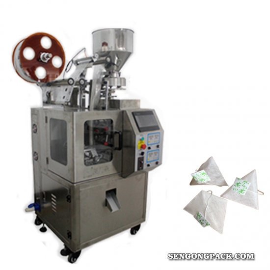 nylon pyramid  tea pouch packing machine price