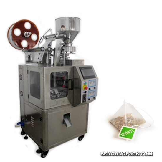 nylon pyramid  tea pouch packing machine price