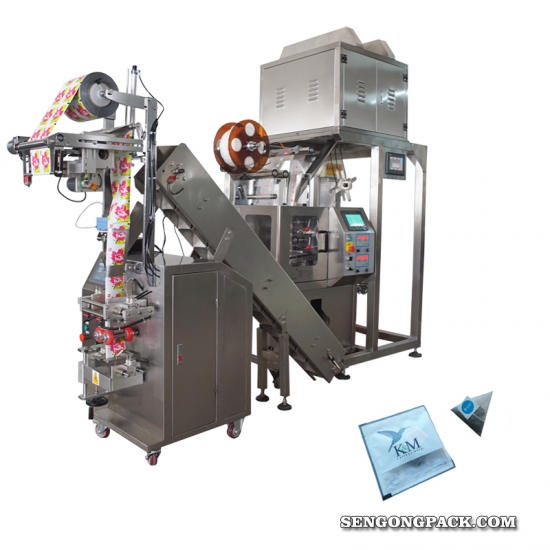 pyramid moringa tea bag packing machine