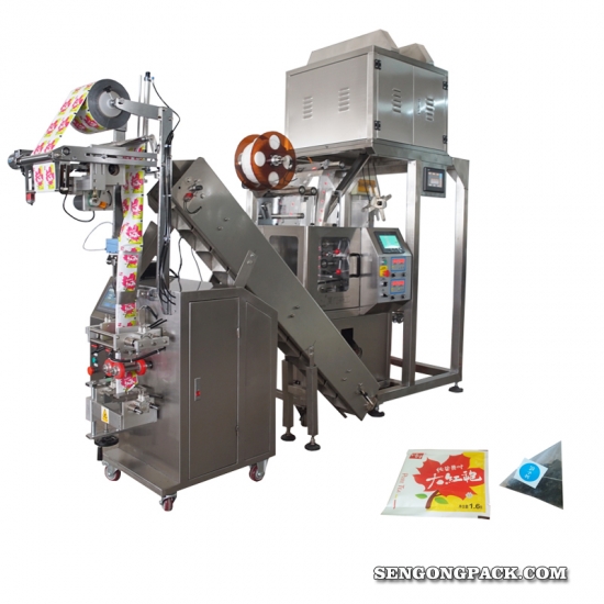  fully automatic nylon pyramide Red Raspberry Leaf Tea bag packing machine