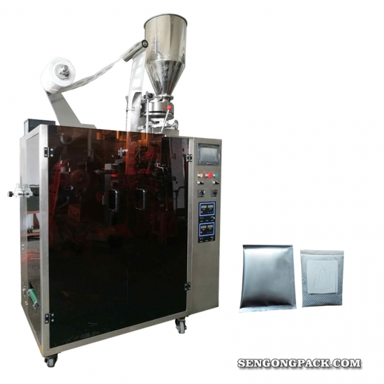 Drip Bag Packing Machine for Charcoal Coffee with Outer Envelop