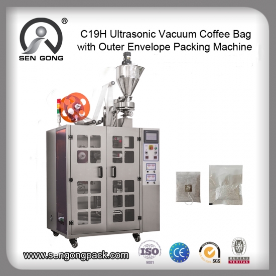 Drip Coffee Bag Packing Machine with Outer Envelope