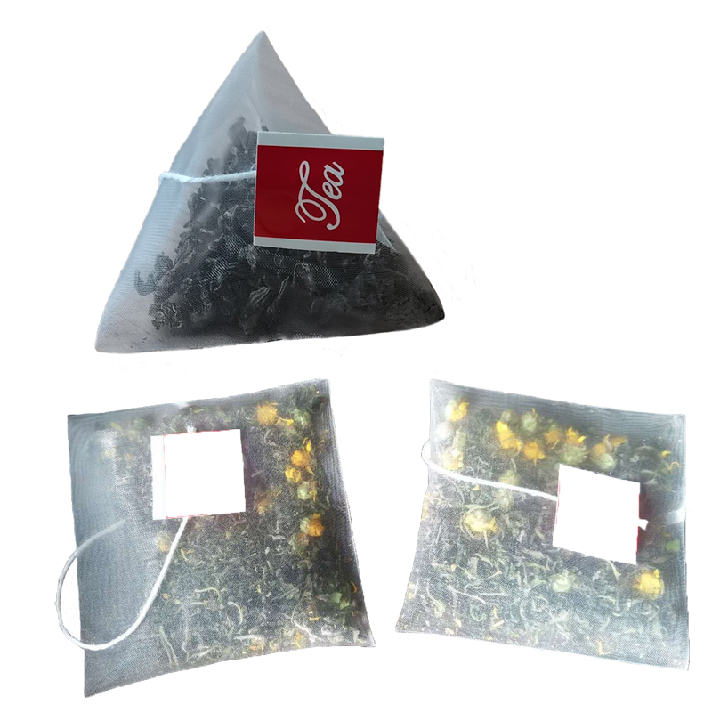 Triangle herb tea packing